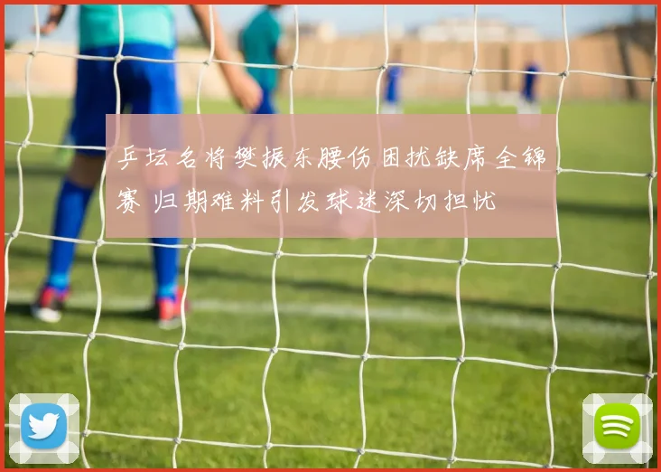 乒坛名将樊振东腰伤困扰缺席全锦赛 归期难料引发球迷深切担忧